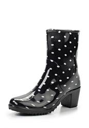 купить Сапоги резиновые женские Mon Ami MO151AWKR235, черные/каблук фото Сапоги резиновые женские Mon Ami MO151AWKR235, черные/каблук
