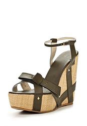 купить Босоножки на платформе Silvian Heach SI386AWBLN70, хаки фото Босоножки на платформе Silvian Heach SI386AWBLN70, хаки