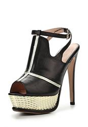 купить Босоножки на платформе Graciana GR247AWBEM86, черные на высоком каблуке фото Босоножки на платформе Graciana GR247AWBEM86, черные на высоком каблуке