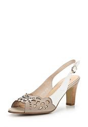 купить Босоножки на каблуке KARELLA KA008AWBYH88, бело-бежевые фото Босоножки на каблуке KARELLA KA008AWBYH88, бело-бежевые