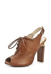 купить Босоножки на шнурках Palazzo D'oro PA001AWBAG87, коричневые фото Босоножки на шнурках Palazzo D'oro PA001AWBAG87, коричневые