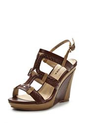 купить Босоножки на танкетке Riviera RI297AWHY852, коричневые фото Босоножки на танкетке Riviera RI297AWHY852, коричневые