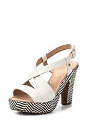 купить Босоножки на платформе Lilly's Closet LI041AWAEV01, белые фото Босоножки на платформе Lilly's Closet LI041AWAEV01, белые