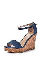 купить Босоножки на платформе Just Couture JU663AWAGS07, синие фото Босоножки на платформе Just Couture JU663AWAGS07, синие