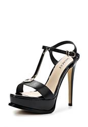 купить Босоножки на платформе Vitacci VI060AWAJV41, черные/каблук фото Босоножки на платформе Vitacci VI060AWAJV41, черные/каблук