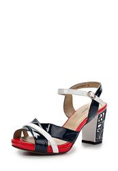 купить Босоножки на толстом каблуке Sinta SI293AWBDG53, черно-белые фото Босоножки на толстом каблуке Sinta SI293AWBDG53, черно-белые