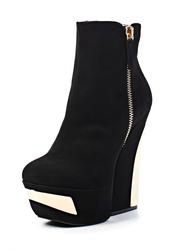 купить Ботильоны на платформе Gianmarco Lorenzi GI634AWIZ102, черные с молнией фото Ботильоны на платформе Gianmarco Lorenzi GI634AWIZ102, черные с молнией