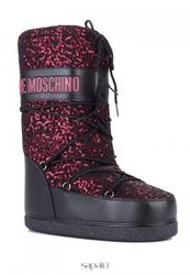 купить Женские сапоги-луноходы Love Moschino JA24042G0YJM0500, черные/мультицвет фото Женские сапоги-луноходы Love Moschino JA24042G0YJM0500, черные/мультицвет