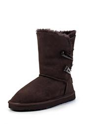 купить Женские угги Marc O'Polo MA266AWIL970, темно-коричневые фото Женские угги Marc O'Polo MA266AWIL970, темно-коричневые