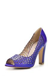 купить Туфли на каблуке с открытым носом Vitacci VI060AWAJW55, фиолетовые фото Туфли на каблуке с открытым носом Vitacci VI060AWAJW55, фиолетовые