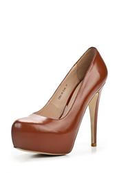 купить Туфли на платформе и высоком каблуке Zumita ZU001AWBON78, коричневые фото Туфли на платформе и высоком каблуке Zumita ZU001AWBON78, коричневые