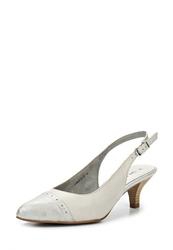 купить Туфли на низком каблуке s.Oliver SO917AWALT55, белые без задника фото Туфли на низком каблуке s.Oliver SO917AWALT55, белые без задника