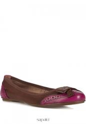 купить Балетки женские Tamaris 1-1-22118-22-454/220, коричневые/фиолетовые (кожа, бант) фото Балетки женские Tamaris 1-1-22118-22-454/220, коричневые/фиолетовые (кожа, бант)